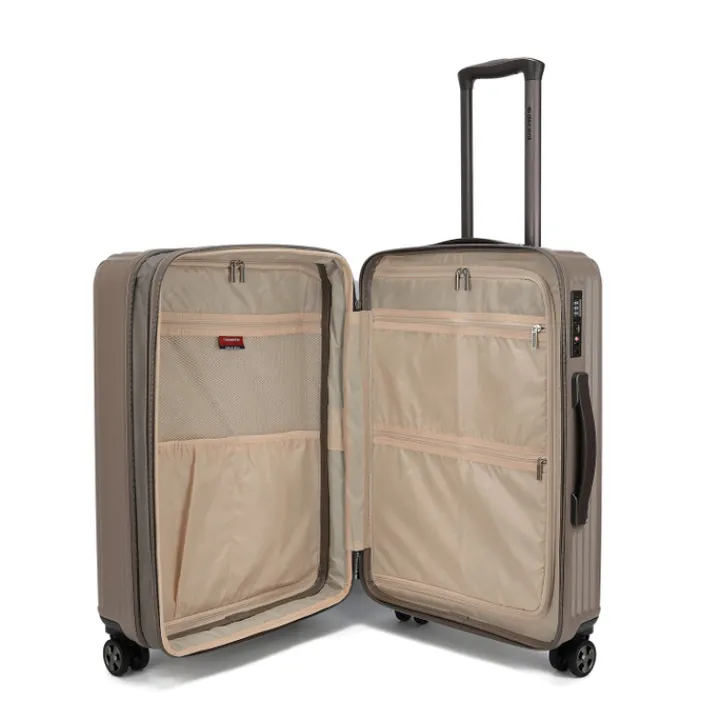 Reistrolleys|Reiskoffers>Decent Tourister Medium Trolley 66 taupe
