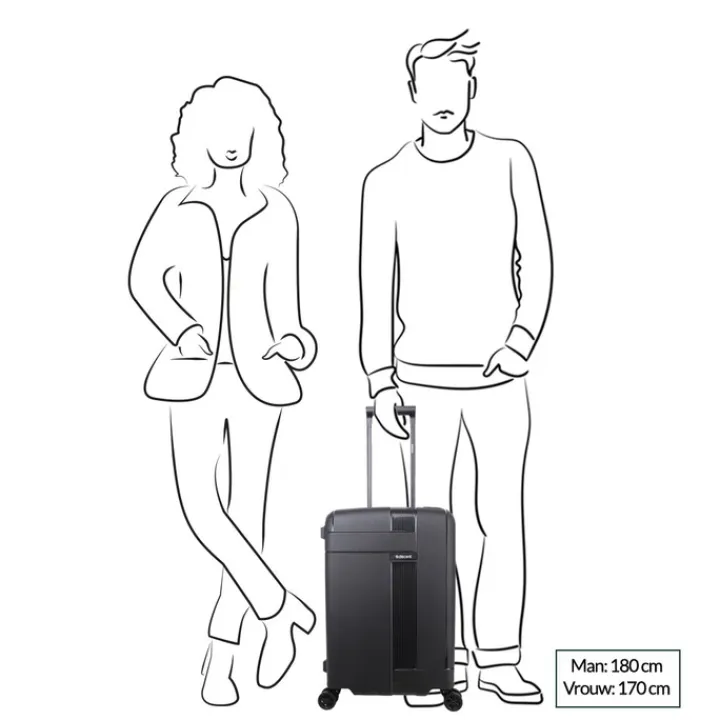 Transavia Trolleys|Handbagage Trolleys>Decent Transit 2.0 Cabin Spinner black