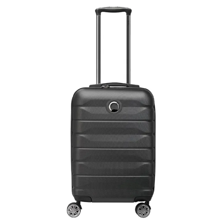 Transavia Trolleys|Ryanair Trolleys>Delsey Air Armour 4 Wheel Slim Cabin Trolley 55/40 black