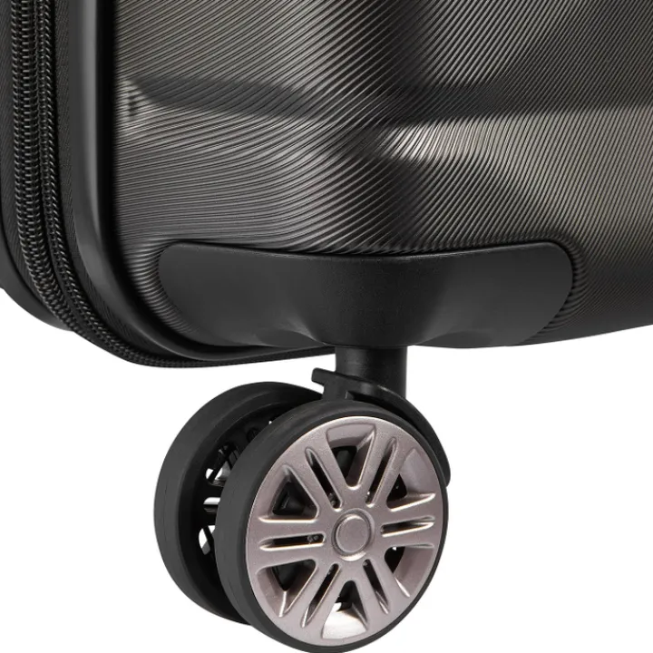 Transavia Trolleys|Ryanair Trolleys>Delsey Air Armour 4 Wheel Slim Cabin Trolley 55/40 black