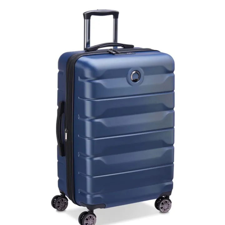 Reistrolleys|Reiskoffers>Delsey Air Armour 4 Wheel Medium Trolley 68 Expandable night blue