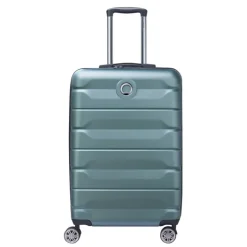 Reistrolleys|Reiskoffers>Delsey Air Armour 4 Wheel Medium Trolley 68 Expandable light green