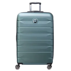 Reistrolleys|Reiskoffers>Delsey Air Armour 4 Wheel Large Trolley 77 Expandable light green