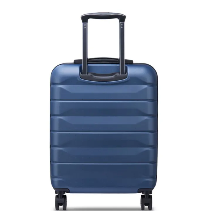 Transavia Trolleys|Ryanair Trolleys>Delsey Air Armour 4 Wheel Slim Cabin Trolley 55/40 night blue