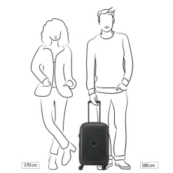 Handbagage Trolleys|Reistrolleys>Delsey Belmont Plus MR Cabin Trolley 55/35 Expandable red