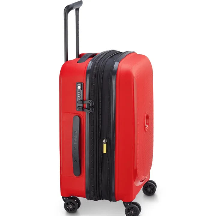 Handbagage Trolleys|Reistrolleys>Delsey Belmont Plus MR Cabin Trolley 55/35 Expandable red