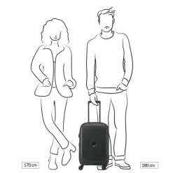 Handbagage Trolleys|Reistrolleys>Delsey Belmont Plus MR Cabin Trolley 55/35 Expandable blue