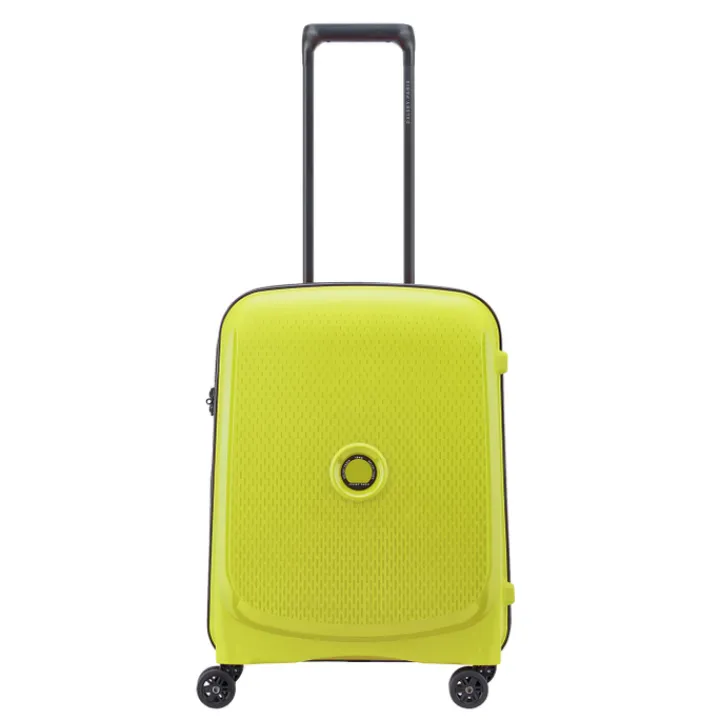Transavia Trolleys|Ryanair Trolleys>Delsey Belmont Plus MR Cabin Trolley 55/40 green chartreuse