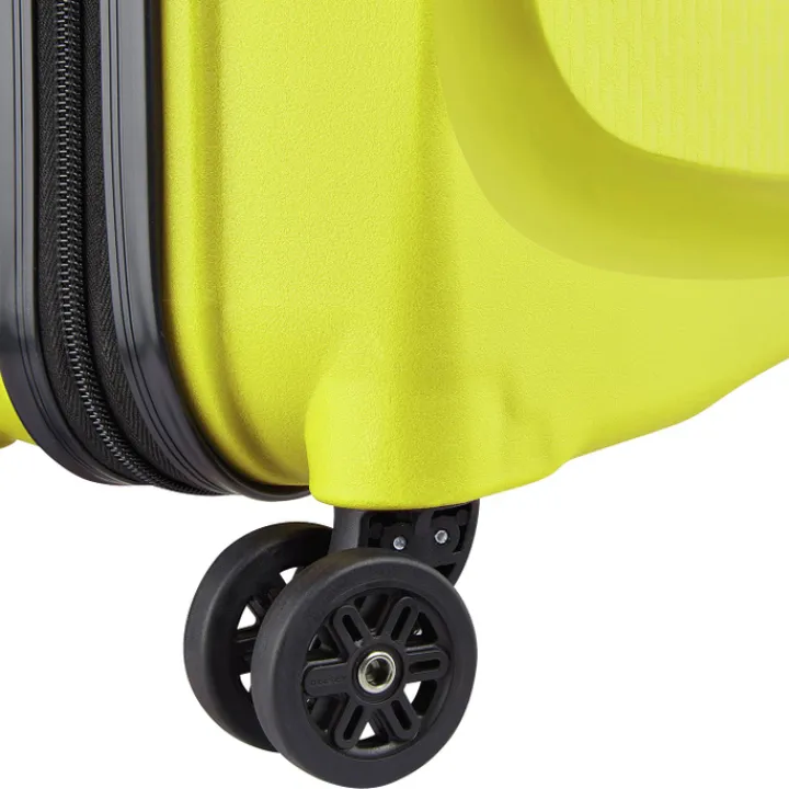 Transavia Trolleys|Ryanair Trolleys>Delsey Belmont Plus MR Cabin Trolley 55/40 green chartreuse