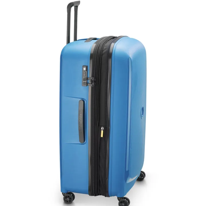 Reistrolleys|Reiskoffers>Delsey Belmont Plus MR Trolley XL Expandable blue