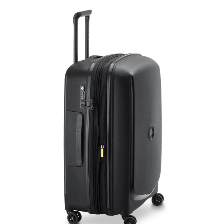 Reistrolleys|Reiskoffers>Delsey Belmont Plus MR Trolley M Expandable black