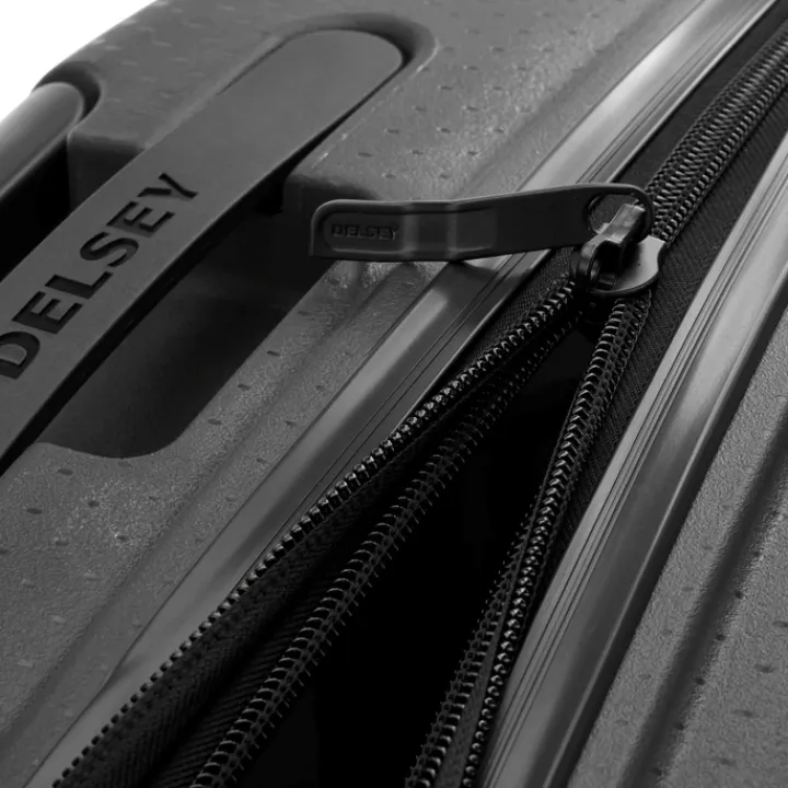 Reistrolleys|Reiskoffers>Delsey Belmont Plus MR Trolley L black