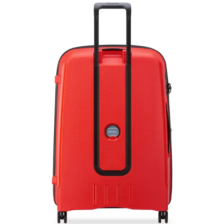 Reistrolleys|Reiskoffers>Delsey Belmont Plus MR Trolley L Expandable red