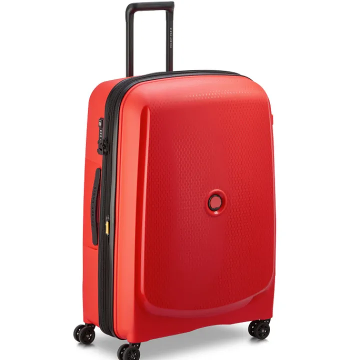 Reistrolleys|Reiskoffers>Delsey Belmont Plus MR Trolley L Expandable red