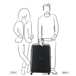 Reistrolleys|Reiskoffers>Delsey Belmont Plus MR Trolley XL Expandable black