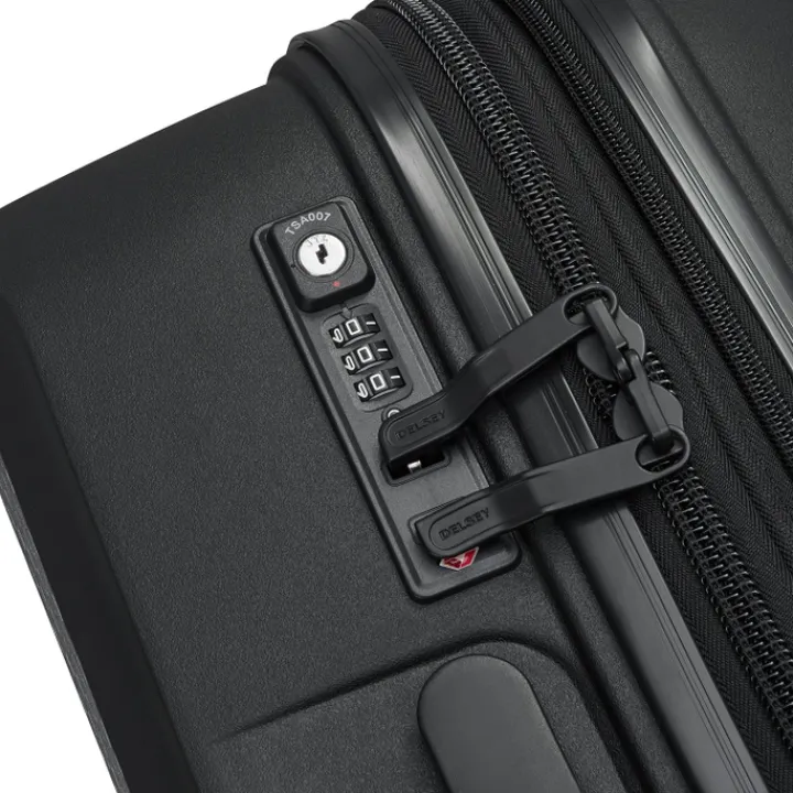 Reistrolleys|Reiskoffers>Delsey Belmont Plus MR Trolley XL Expandable black