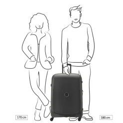 Reistrolleys|Reiskoffers>Delsey Belmont Plus MR Trolley L green chartreuse