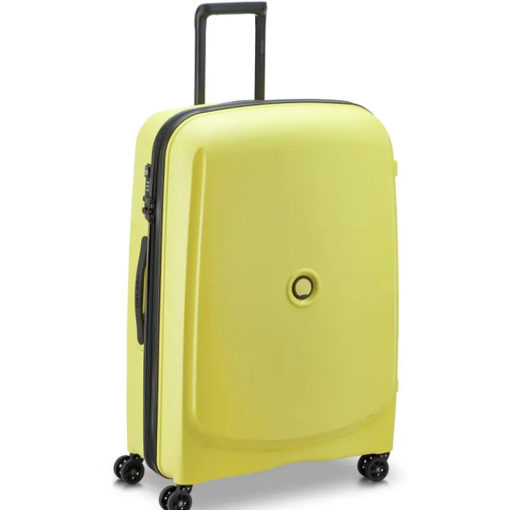 Reistrolleys|Reiskoffers>Delsey Belmont Plus MR Trolley L green chartreuse