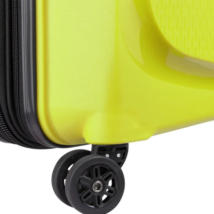 Reistrolleys|Reiskoffers>Delsey Belmont Plus MR Trolley L green chartreuse
