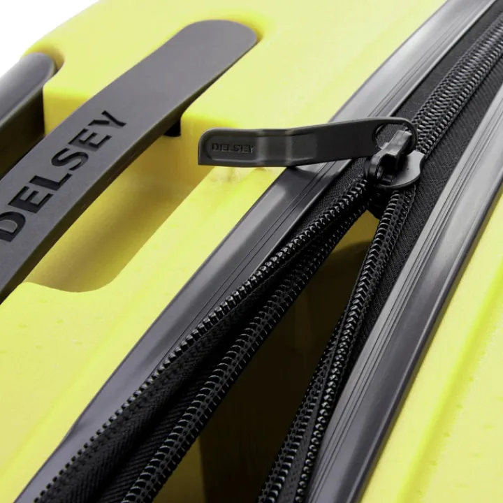Reistrolleys|Reiskoffers>Delsey Belmont Plus MR Trolley L green chartreuse