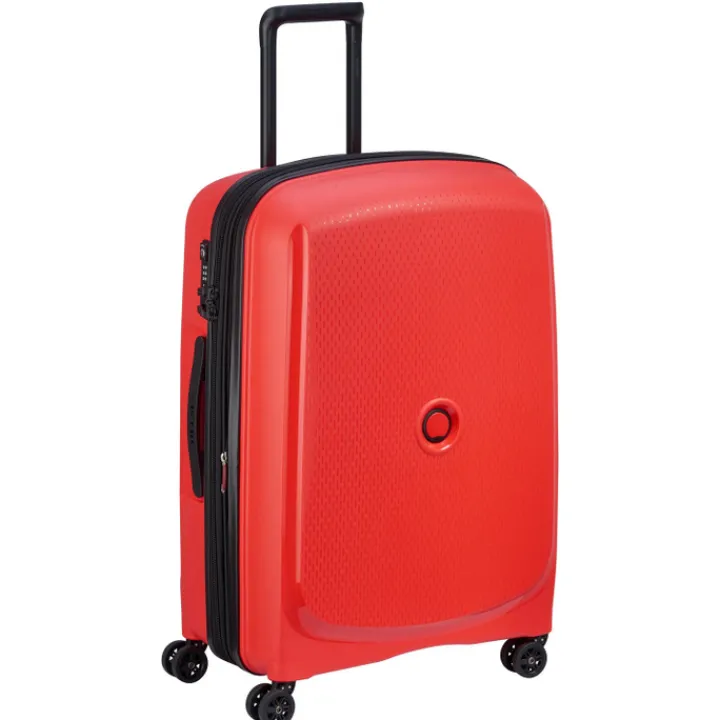 Reistrolleys|Reiskoffers>Delsey Belmont Plus MR Trolley M Expandable red