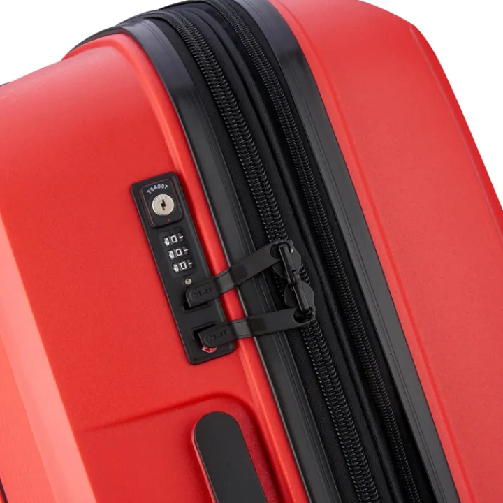 Reistrolleys|Reiskoffers>Delsey Belmont Plus MR Trolley M Expandable red