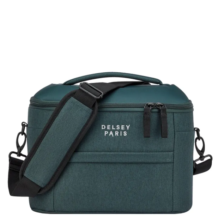 Beautycases>Delsey Brochant 3 Beauty Case pine green