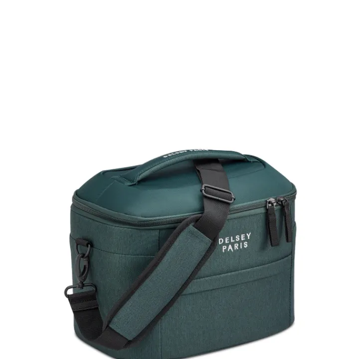 Beautycases>Delsey Brochant 3 Beauty Case pine green
