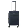 Handbagage Trolleys|Reistrolleys>Delsey Brochant 3 Cabin Trolley 55 Expandable navy blue