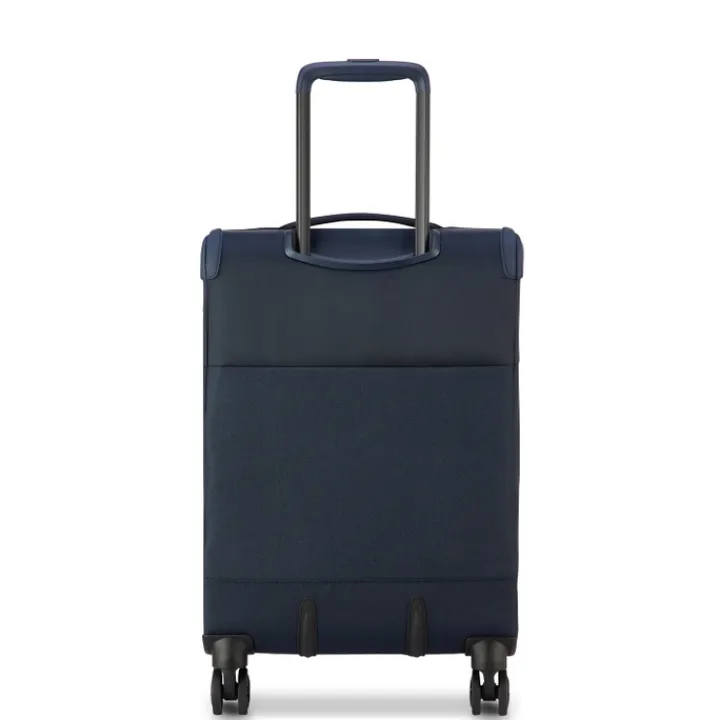 Handbagage Trolleys|Reistrolleys>Delsey Brochant 3 Cabin Trolley 55 Expandable navy blue