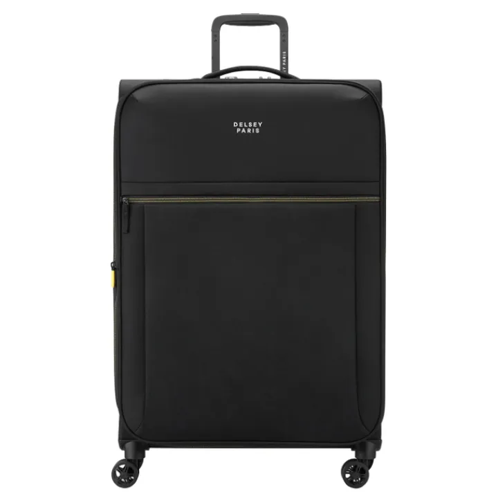 Reistrolleys|Reiskoffers>Delsey Brochant 3 Trolley 78 Expandable black