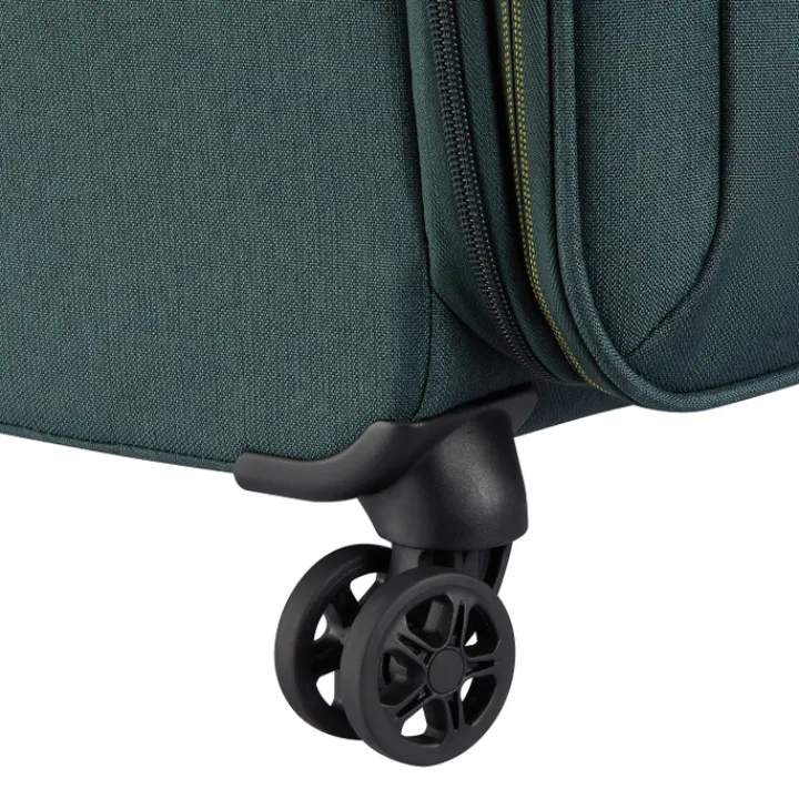 Reistrolleys|Reiskoffers>Delsey Brochant 3 Trolley 67 Expandable pine green