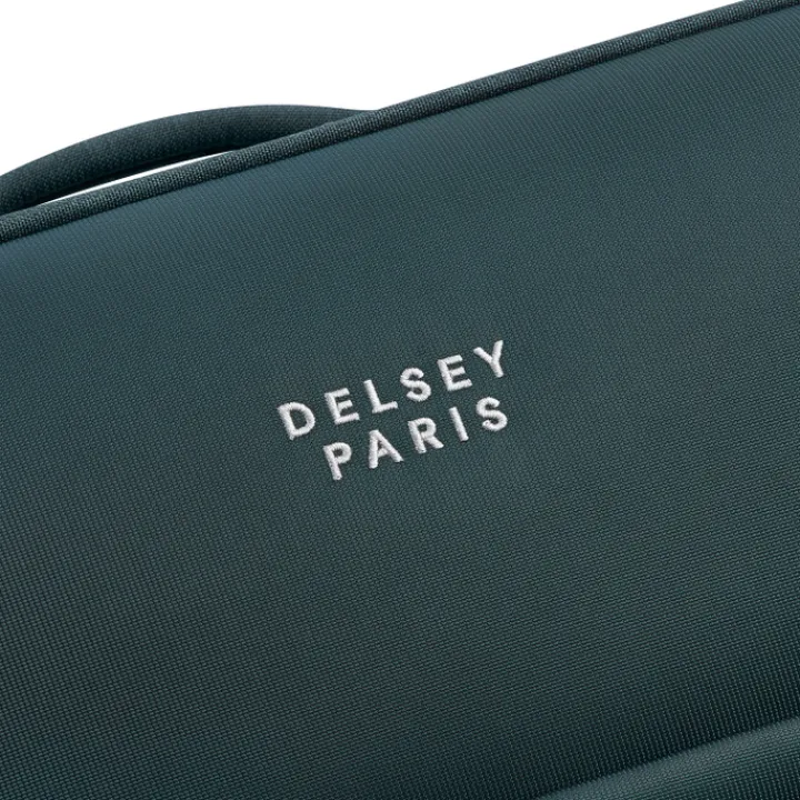 Reistrolleys|Reiskoffers>Delsey Brochant 3 Trolley 67 Expandable pine green