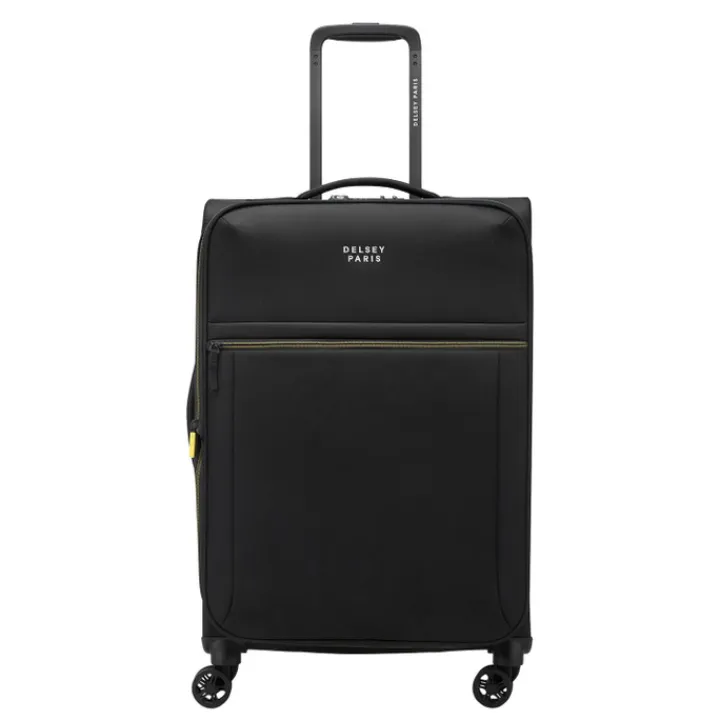 Reistrolleys|Reiskoffers>Delsey Brochant 3 Trolley 67 Expandable black