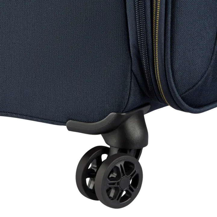 Reistrolleys|Reiskoffers>Delsey Brochant 3 Trolley 78 Expandable navy blue