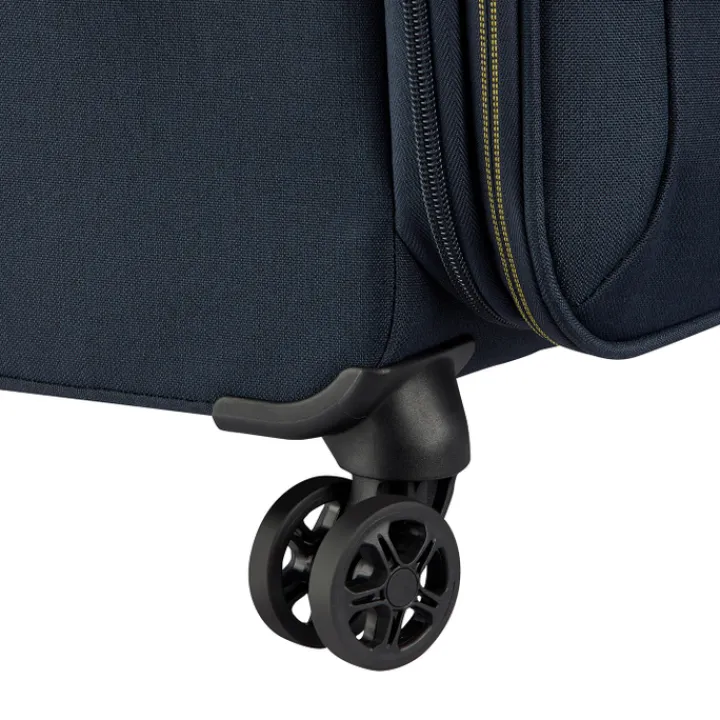 Reistrolleys|Reiskoffers>Delsey Brochant 3 Trolley 67 Expandable navy blue