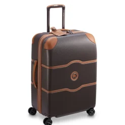 Reistrolleys|Reiskoffers>Delsey Chatelet Air 2.0 4 Wheel Medium Trolley 66 marron