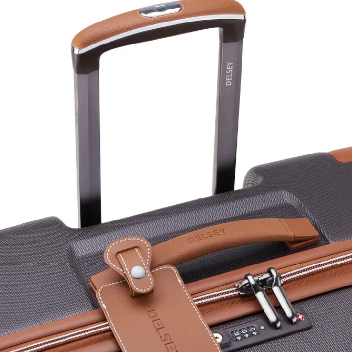 Reistrolleys|Reiskoffers>Delsey Chatelet Air 2.0 4 Wheel Large Trolley 82 brown