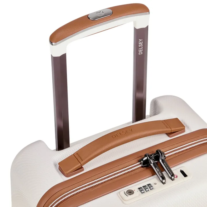 Handbagage Trolleys|Reistrolleys>Delsey Chatelet Air 2.0 4 Wheel Cabin Trolley 55/35 angora