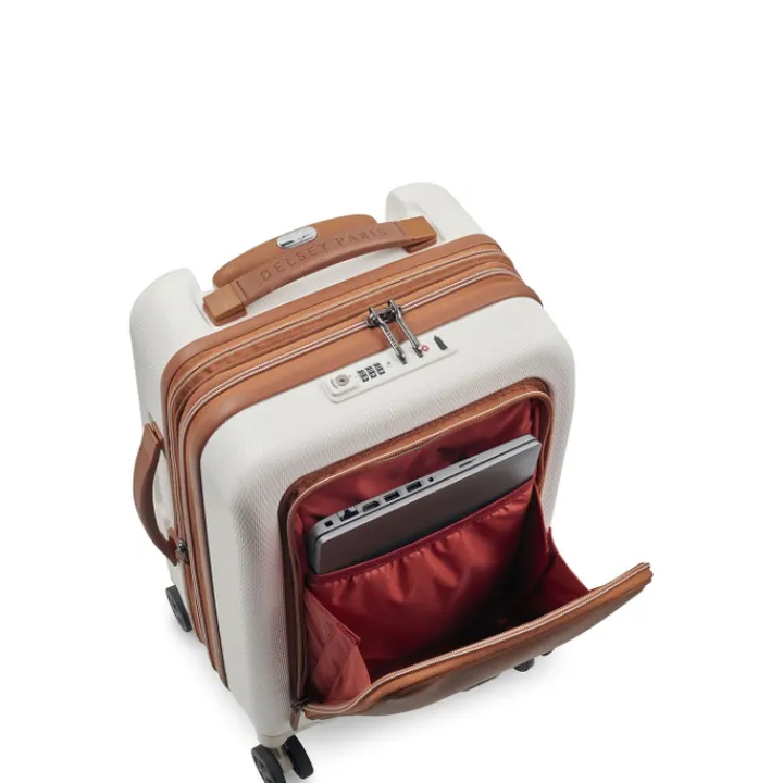 Handbagage Trolleys|Laptop Trolleys>Delsey Chatelet Air 2.0 Cabin Trolley 55 angora