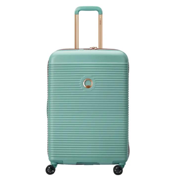 Reistrolleys|Reiskoffers>Delsey Freestyle 4 Wheel Trolley 67 pistache