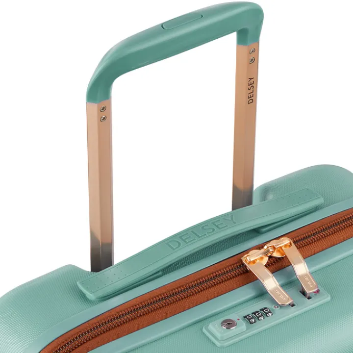 Reistrolleys|Reiskoffers>Delsey Freestyle 4 Wheel Trolley 67 pistache