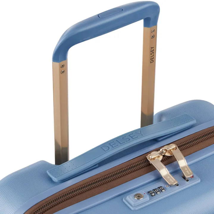 Reistrolleys|Reiskoffers>Delsey Freestyle 4 Wheel Trolley 67 himmelblau