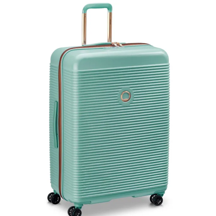 Reistrolleys|Reiskoffers>Delsey Freestyle 4 Wheel Trolley 76 pistache