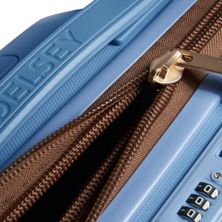 Transavia Trolleys|Handbagage Trolleys>Delsey Freestyle Cabin Trolley 55/40 himmelblau