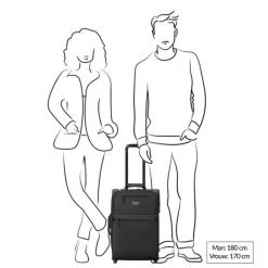 Handbagage Trolleys|Reistrolleys>Delsey Maubert 2.0 Cabin Trolley 55 Expandable navy blue