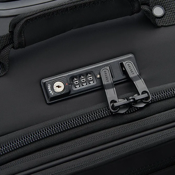 Reistrolleys|Reiskoffers>Delsey Maubert 2.0 Trolley 79 Expandable black