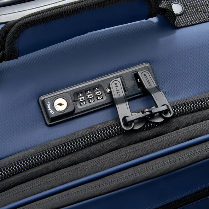 Reistrolleys|Reiskoffers>Delsey Maubert 2.0 Trolley 79 Expandable navy blue