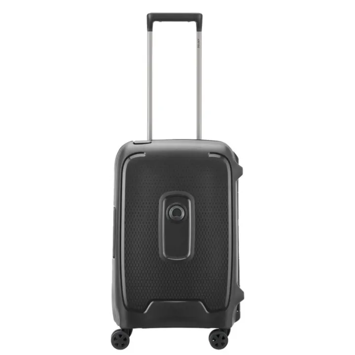 Transavia Trolleys|Klm Trolleys>Delsey Moncey 4 Wheel Cabin Trolley 55/35 Black