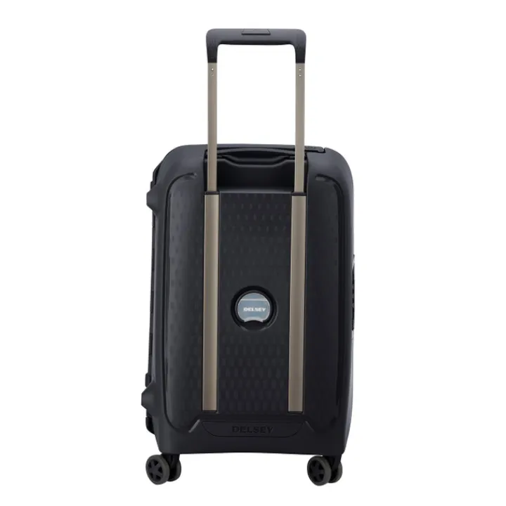 Transavia Trolleys|Klm Trolleys>Delsey Moncey 4 Wheel Cabin Trolley 55/35 Black